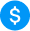 account credit dollar sign icon