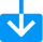 Blue download arrow icon pointing downward into a box, representing downloading or exporting search or auction results.